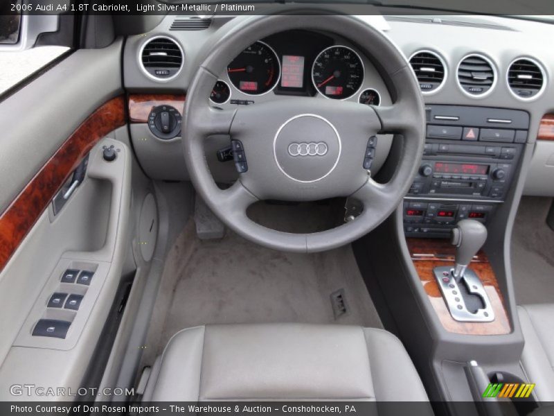 Light Silver Metallic / Platinum 2006 Audi A4 1.8T Cabriolet