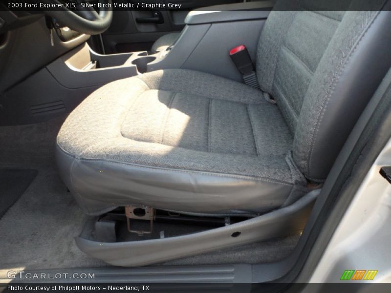 Silver Birch Metallic / Graphite Grey 2003 Ford Explorer XLS