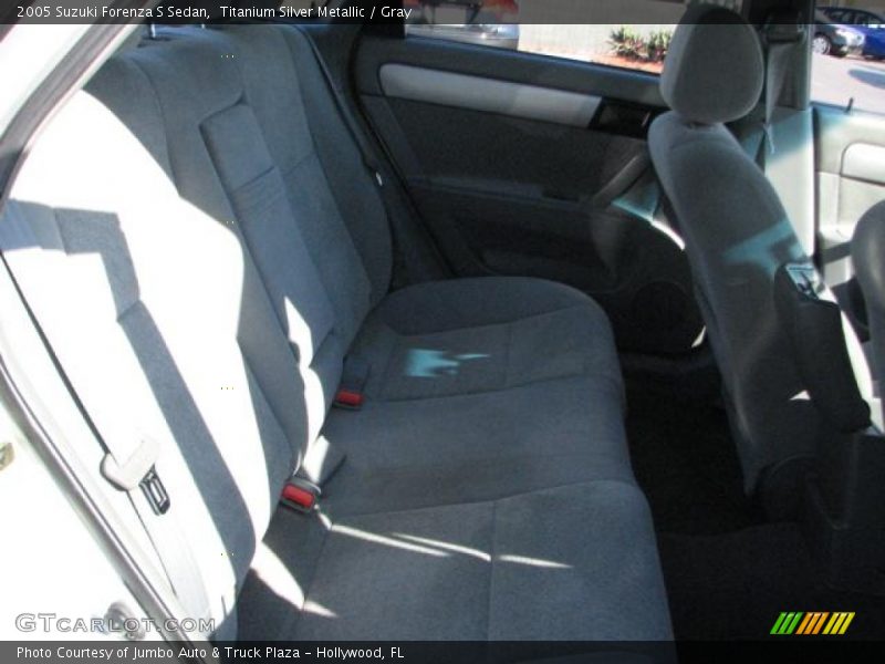 Titanium Silver Metallic / Gray 2005 Suzuki Forenza S Sedan