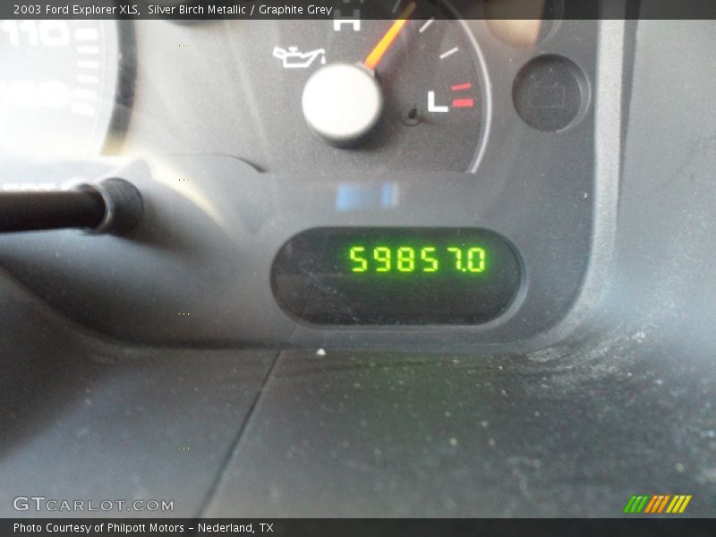 Silver Birch Metallic / Graphite Grey 2003 Ford Explorer XLS