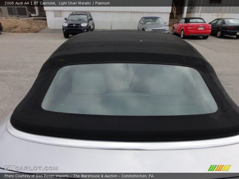 Light Silver Metallic / Platinum 2006 Audi A4 1.8T Cabriolet