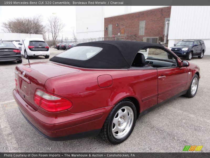 Bordeaux Red Metallic / Charcoal 1999 Mercedes-Benz CLK 320 Convertible