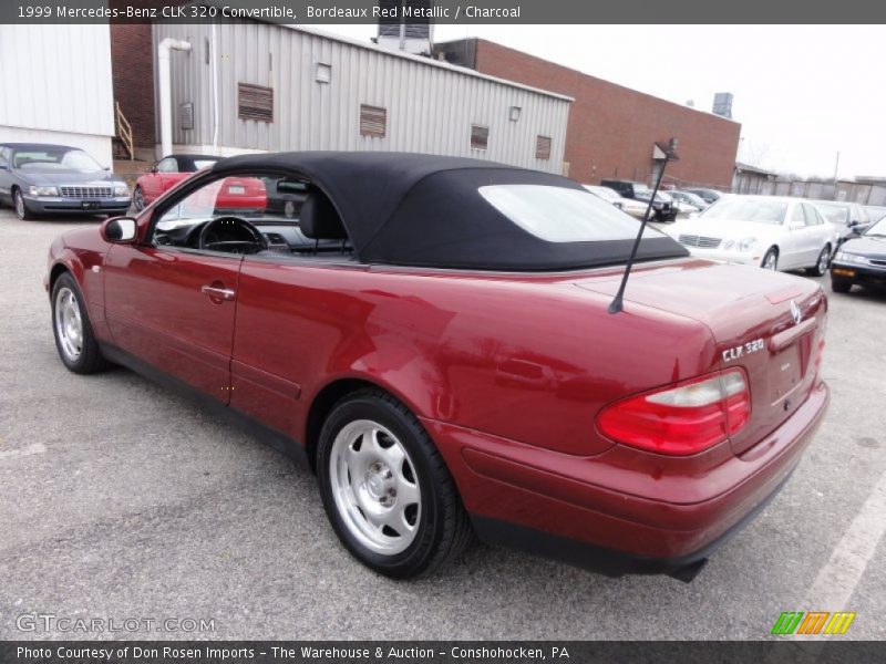 Bordeaux Red Metallic / Charcoal 1999 Mercedes-Benz CLK 320 Convertible