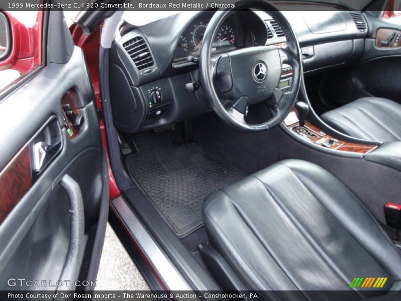  1999 CLK 320 Convertible Charcoal Interior