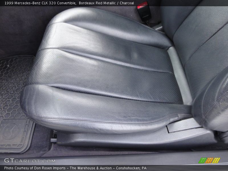 Bordeaux Red Metallic / Charcoal 1999 Mercedes-Benz CLK 320 Convertible