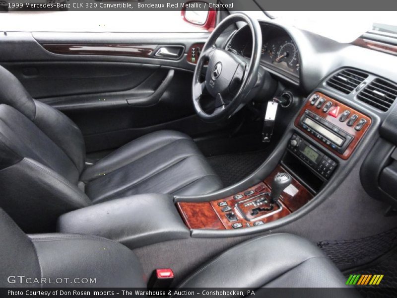  1999 CLK 320 Convertible Charcoal Interior