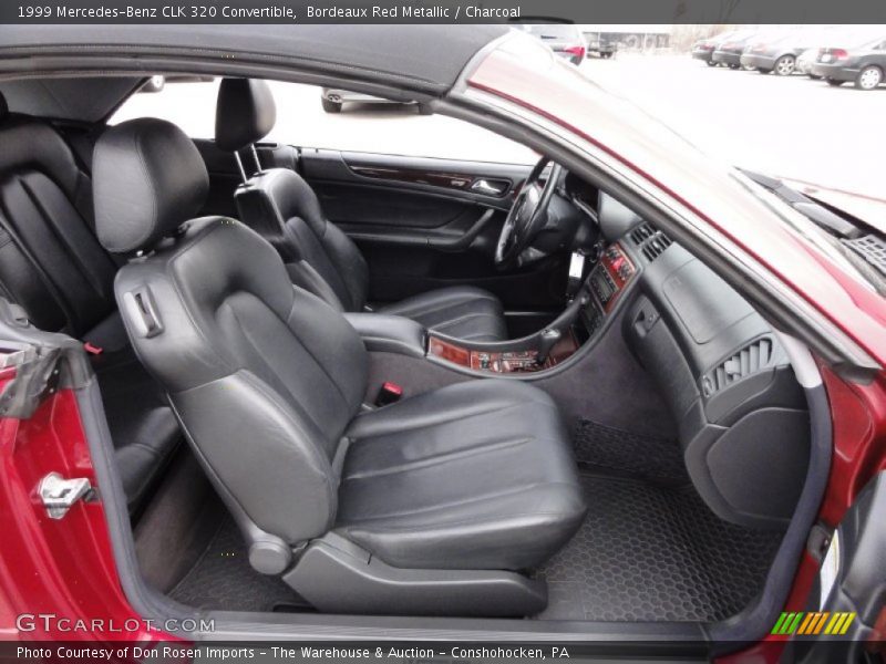  1999 CLK 320 Convertible Charcoal Interior
