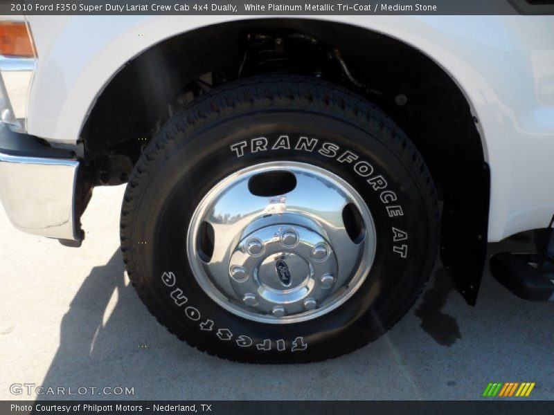 2010 F350 Super Duty Lariat Crew Cab 4x4 Dually Wheel