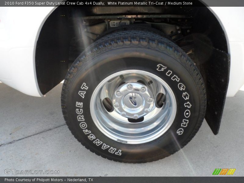  2010 F350 Super Duty Lariat Crew Cab 4x4 Dually Wheel