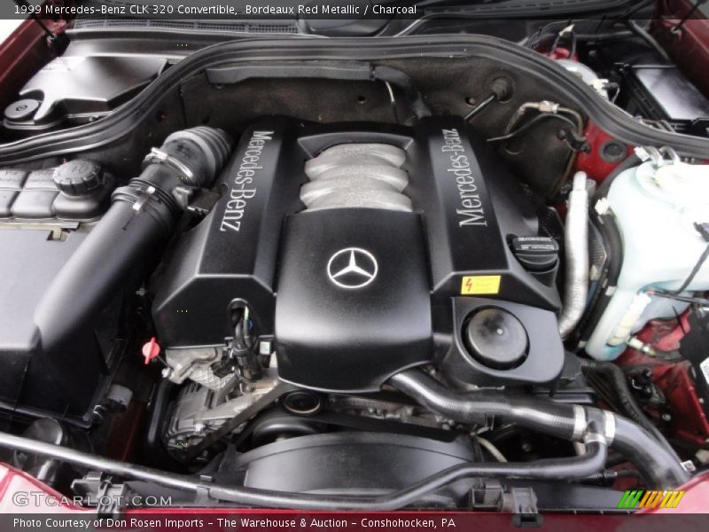  1999 CLK 320 Convertible Engine - 3.2 Liter SOHC 18-Valve V6