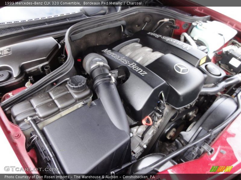  1999 CLK 320 Convertible Engine - 3.2 Liter SOHC 18-Valve V6