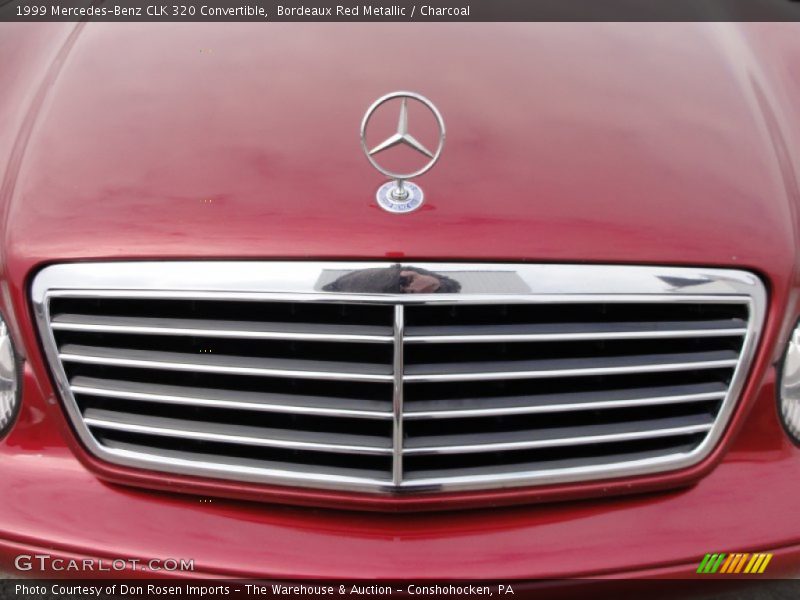 Bordeaux Red Metallic / Charcoal 1999 Mercedes-Benz CLK 320 Convertible