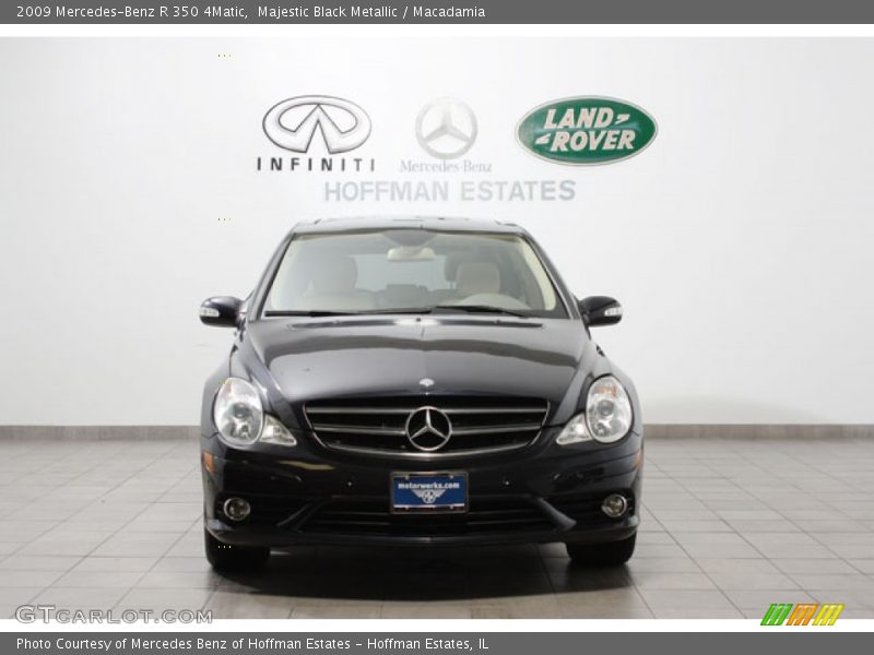 Majestic Black Metallic / Macadamia 2009 Mercedes-Benz R 350 4Matic