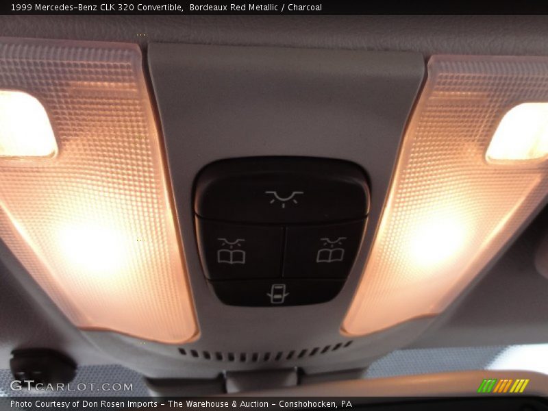 Bordeaux Red Metallic / Charcoal 1999 Mercedes-Benz CLK 320 Convertible