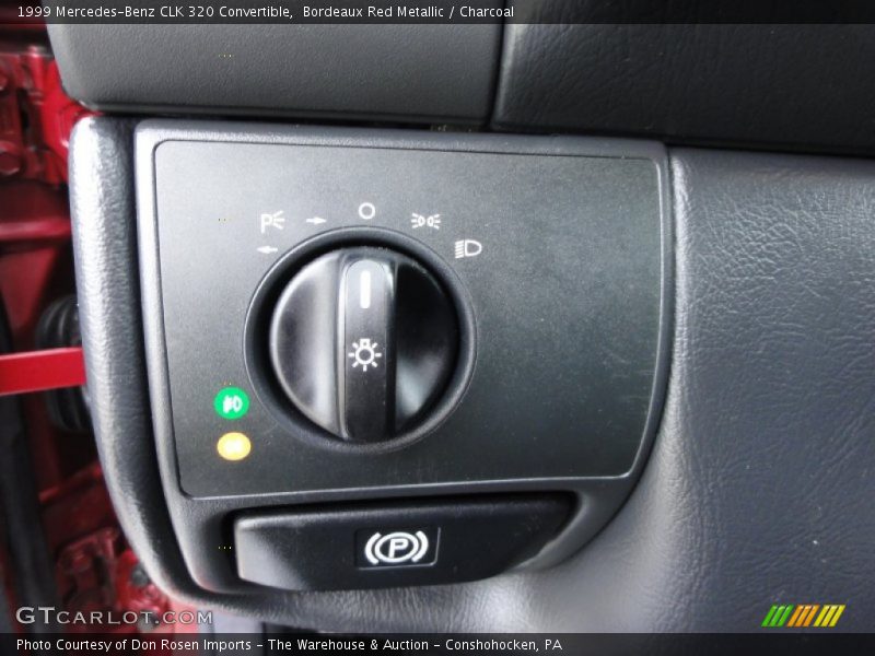 Controls of 1999 CLK 320 Convertible
