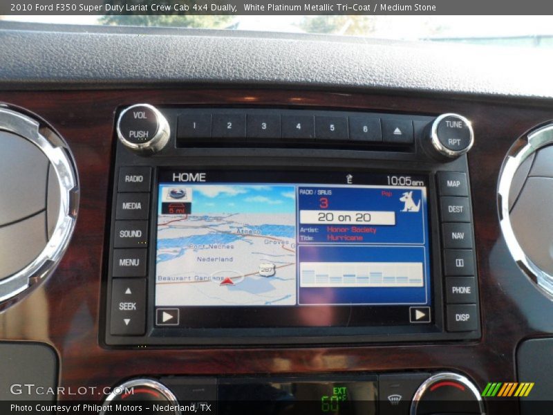 Navigation of 2010 F350 Super Duty Lariat Crew Cab 4x4 Dually