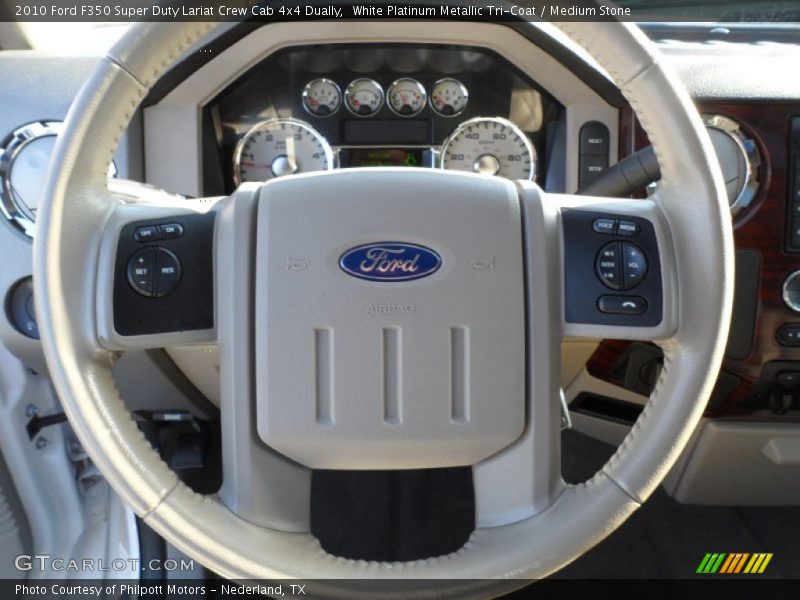  2010 F350 Super Duty Lariat Crew Cab 4x4 Dually Steering Wheel