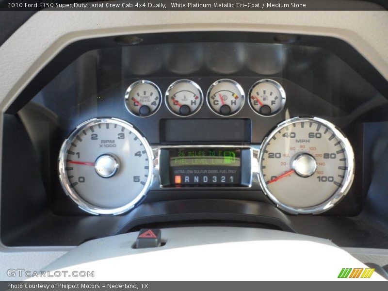  2010 F350 Super Duty Lariat Crew Cab 4x4 Dually Lariat Crew Cab 4x4 Dually Gauges
