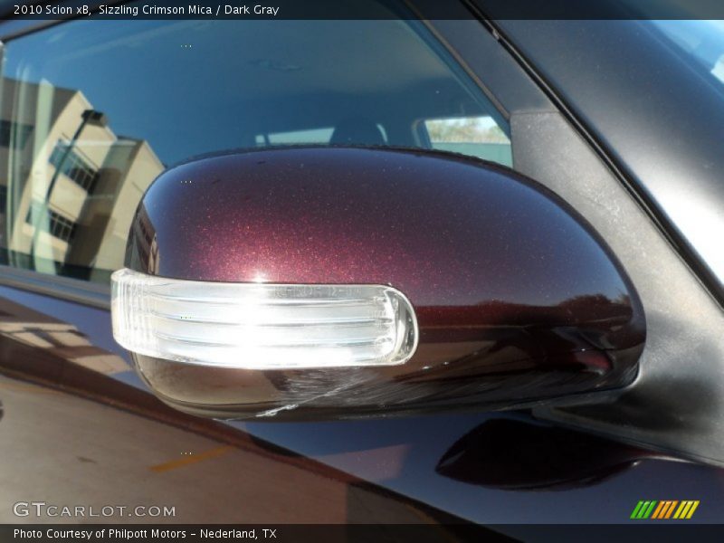 Sizzling Crimson Mica / Dark Gray 2010 Scion xB