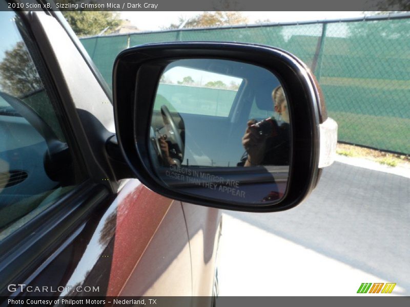 Sizzling Crimson Mica / Dark Gray 2010 Scion xB