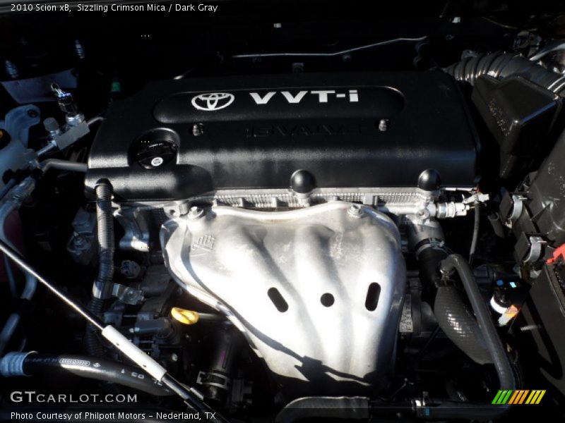 Sizzling Crimson Mica / Dark Gray 2010 Scion xB