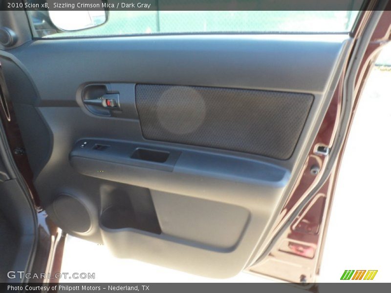 Sizzling Crimson Mica / Dark Gray 2010 Scion xB
