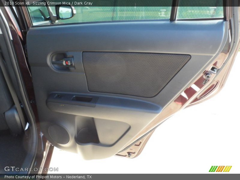 Sizzling Crimson Mica / Dark Gray 2010 Scion xB