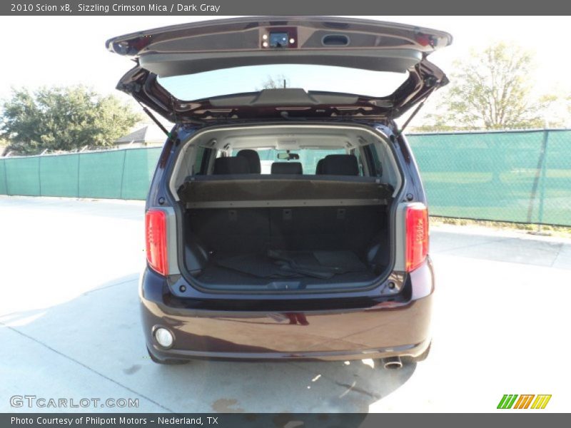 Sizzling Crimson Mica / Dark Gray 2010 Scion xB