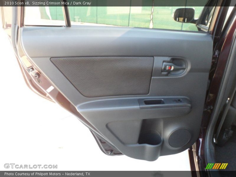 Sizzling Crimson Mica / Dark Gray 2010 Scion xB