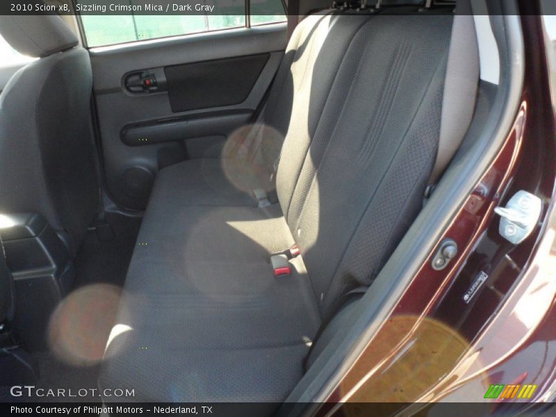 Sizzling Crimson Mica / Dark Gray 2010 Scion xB
