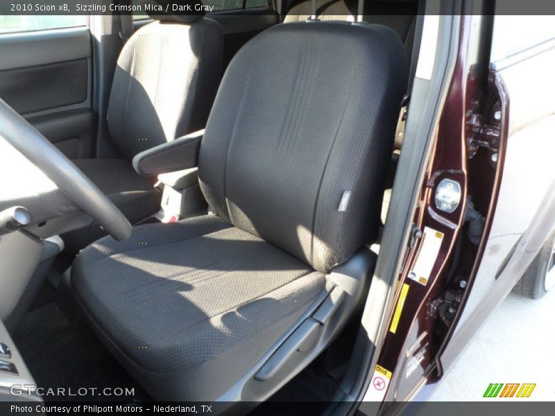 Sizzling Crimson Mica / Dark Gray 2010 Scion xB