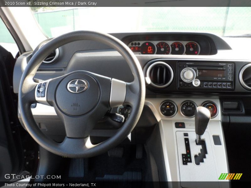 Sizzling Crimson Mica / Dark Gray 2010 Scion xB
