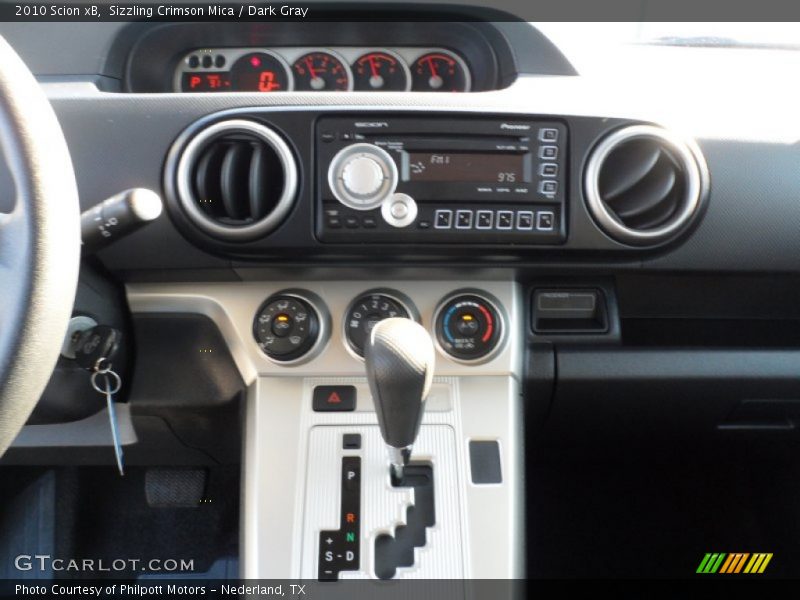 Sizzling Crimson Mica / Dark Gray 2010 Scion xB