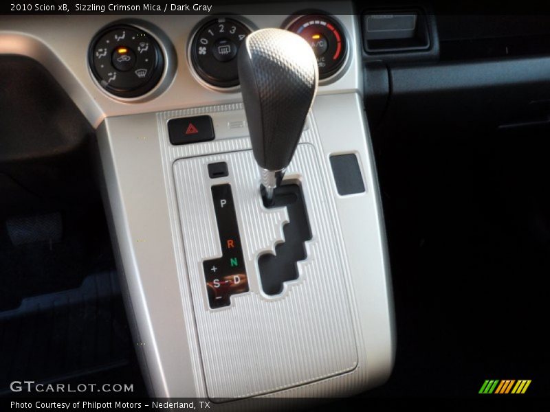 Sizzling Crimson Mica / Dark Gray 2010 Scion xB