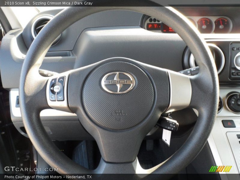 Sizzling Crimson Mica / Dark Gray 2010 Scion xB