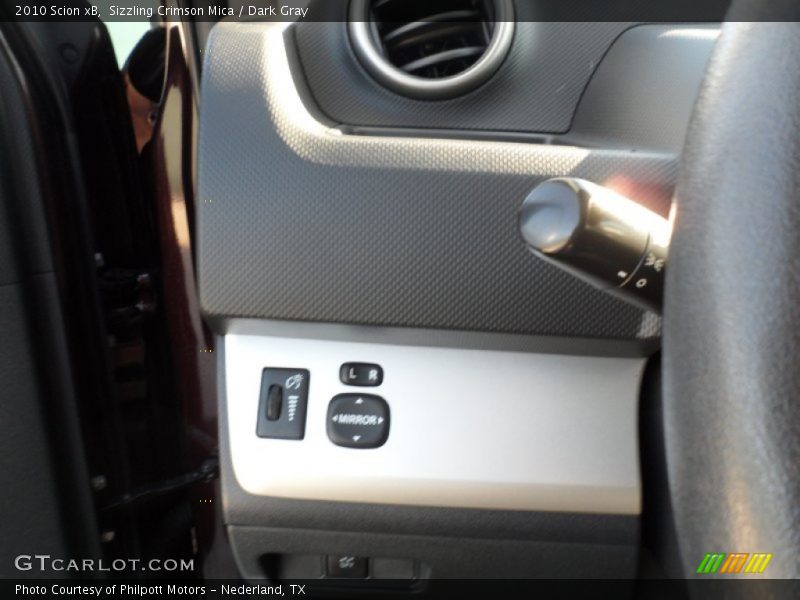 Sizzling Crimson Mica / Dark Gray 2010 Scion xB