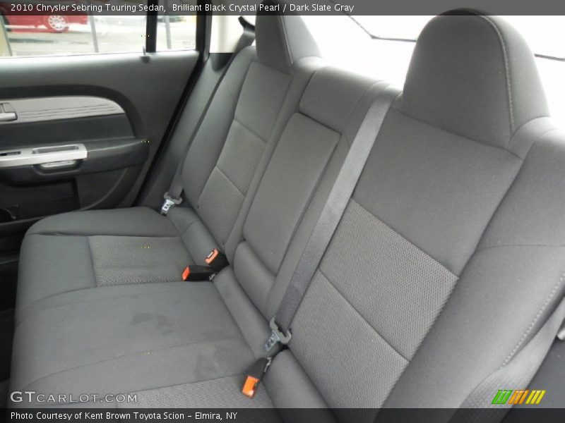 Brilliant Black Crystal Pearl / Dark Slate Gray 2010 Chrysler Sebring Touring Sedan