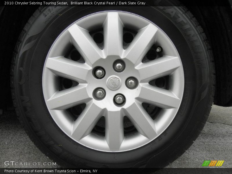 Brilliant Black Crystal Pearl / Dark Slate Gray 2010 Chrysler Sebring Touring Sedan