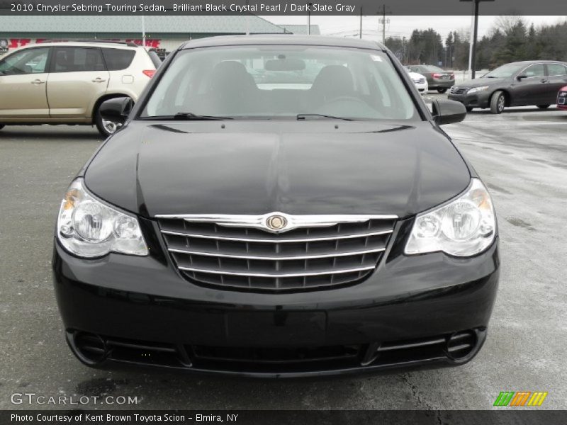 Brilliant Black Crystal Pearl / Dark Slate Gray 2010 Chrysler Sebring Touring Sedan