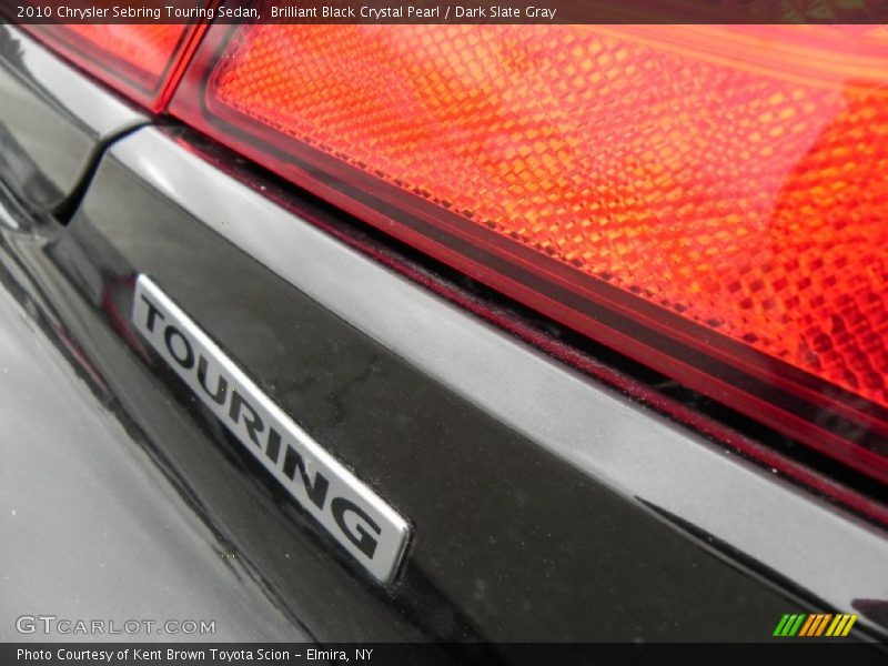 Brilliant Black Crystal Pearl / Dark Slate Gray 2010 Chrysler Sebring Touring Sedan
