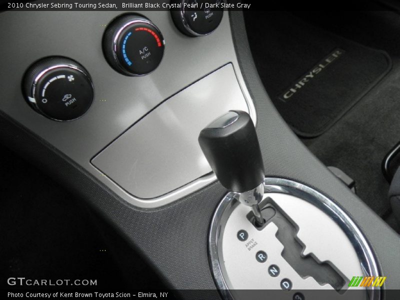 Brilliant Black Crystal Pearl / Dark Slate Gray 2010 Chrysler Sebring Touring Sedan