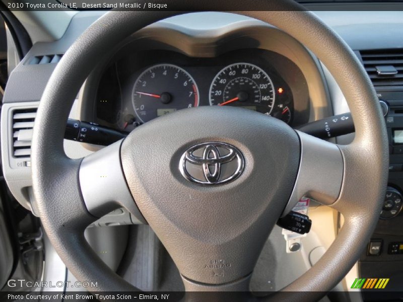 Desert Sand Metallic / Bisque 2010 Toyota Corolla LE