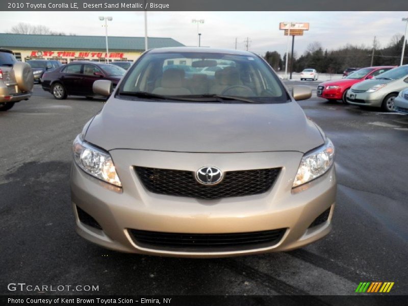 Desert Sand Metallic / Bisque 2010 Toyota Corolla LE