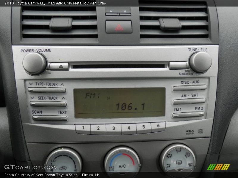 Magnetic Gray Metallic / Ash Gray 2010 Toyota Camry LE