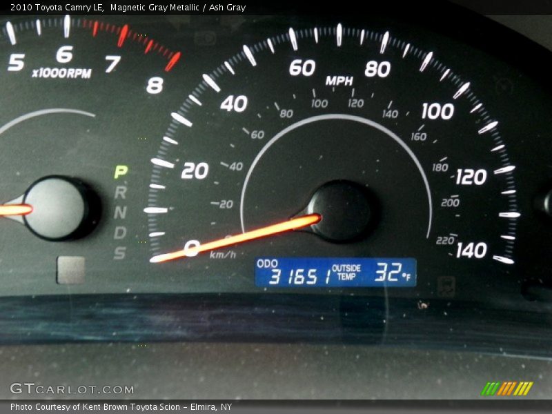 Magnetic Gray Metallic / Ash Gray 2010 Toyota Camry LE
