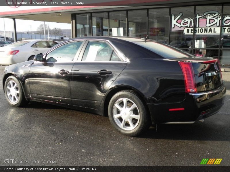 Black Raven / Ebony 2008 Cadillac CTS Sedan