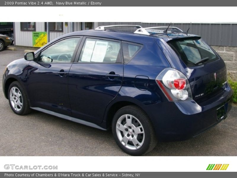 Navy Blue Metallic / Ebony 2009 Pontiac Vibe 2.4 AWD