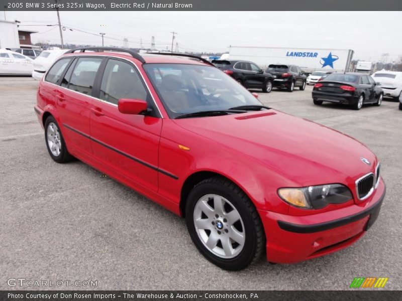 Electric Red / Natural Brown 2005 BMW 3 Series 325xi Wagon