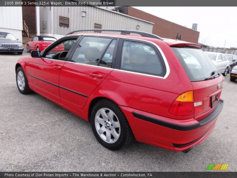 Electric Red / Natural Brown 2005 BMW 3 Series 325xi Wagon