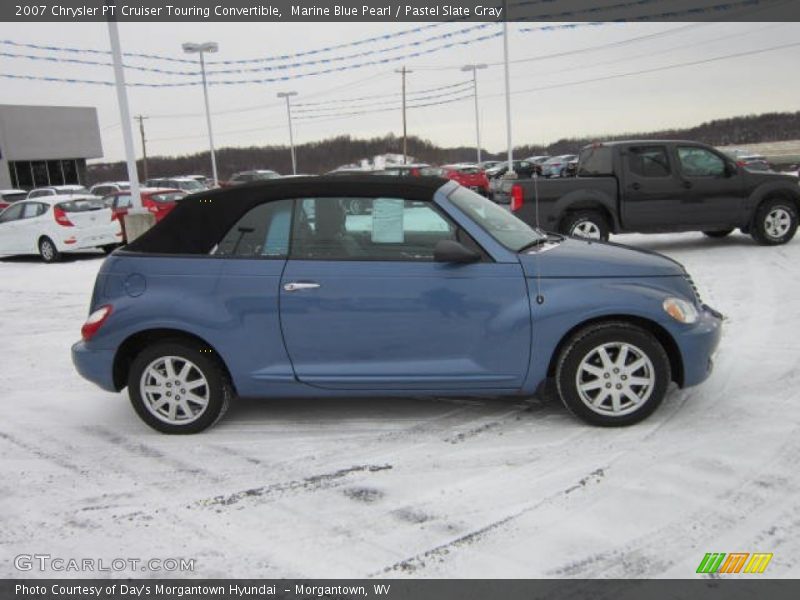 Marine Blue Pearl / Pastel Slate Gray 2007 Chrysler PT Cruiser Touring Convertible